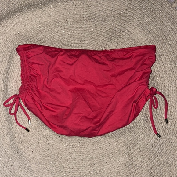 Calvin Klein bikini bottom swim skirt hot pink NWT med - Picture 2 of 7